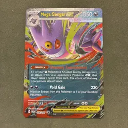 [NM] Mega Gengar EX 056/094 - Phantasmal Flames - Double Rare Pokemon Card - Image 1