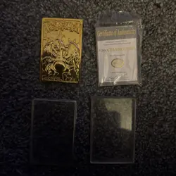 Pokemon 1999 Burger King 23K Gold Plated Charizard Card w/ COA & Case - Image 1