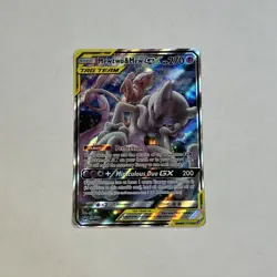 Pokemon TCG Mewtwo & Mew GX SM191 Black Star Promo Card NM - Image 1