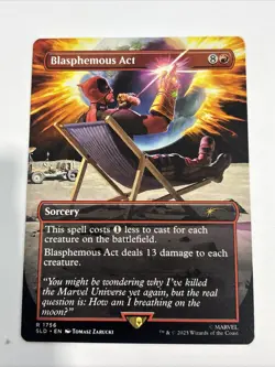 Blasphemous Act, R 1756, NM Non-Foil, MTG Secret Lair x Marvel, Deadpool SLD - Image 1
