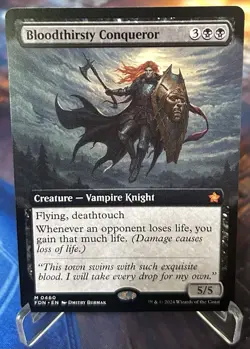 Bloodthirsty Conqueror (Extended Art) Foundations Regular - Image 1