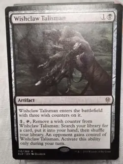 Magic! Wishclaw Talisman- Non-Foil Rare - Throne of Eldraine - 110/269 - NM - Image 1