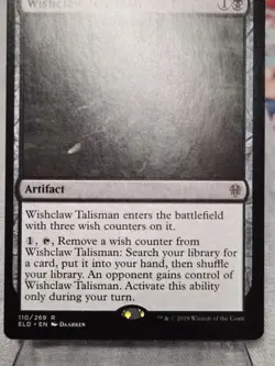 Magic! Wishclaw Talisman- Non-Foil Rare - Throne of Eldraine - 110/269 - NM - Image 2