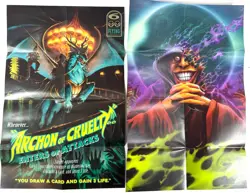 MTG Magic the Gathering Duskmourne Goosebumps Archon Cruelty 3 Poster Set 17" - Image 2
