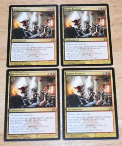 MTG 4x Rare Enchantment HAVOC FESTIVAL Return to Ravnica - Image 1