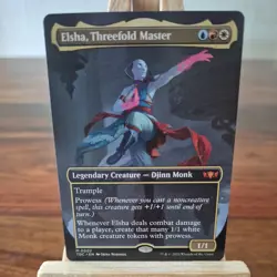 Mtg Elsha Threefold Master Tarkir Dragonstorm Full Art M/Nm M 0002 - Image 1