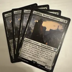 GOTHMOG, MORGUL LIEUTENANT x4 mtg NM-M Lord of The Rings 4 Uncommon Playset - Image 1