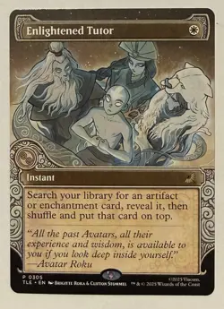Enlightened Tutor Showcase - Avatar: The Last Airbender: Eternal-Legal MTG - Image 1