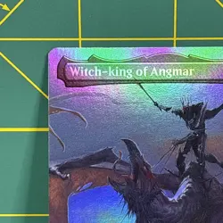 MTG Lord of the Rings Witch-King of Angmar BORDERLESS LOTR M 0423 FOIL Magic - Image 3