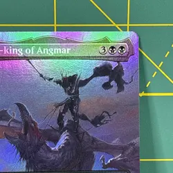 MTG Lord of the Rings Witch-King of Angmar BORDERLESS LOTR M 0423 FOIL Magic - Image 4