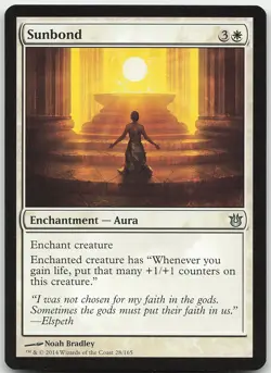 Sunbond 28 Uncommon Born of the Gods NM MTG - Image 1