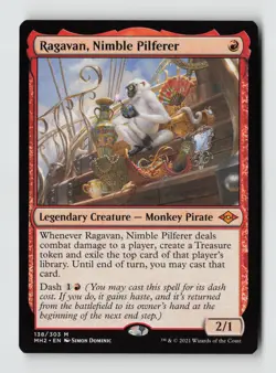 Ragavan, Nimble Pilferer*Non-Foil* Modern Horizons 2 138 LP - Image 1