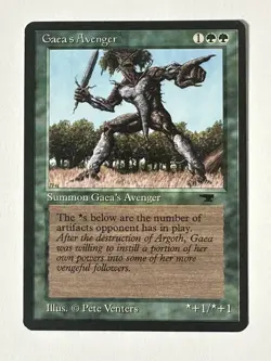 Gaea's Avenger Antiquities Magic the Gathering Read Description - Image 1