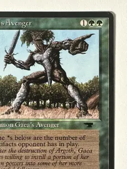 Gaea's Avenger Antiquities Magic the Gathering Read Description - Image 3