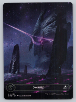 Swamp FULL ART GALAXY FOIL - Edge of Eternities - MTG - Image 1