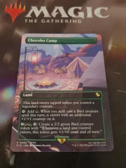 Mtg. Chocobo Camp. Borderless. Commander: Final Fantasy. Nm - Image 1