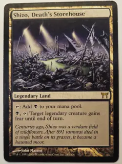 Magic the Gathering Shizo, Death's Storehouse Champions of Kamigawa LP - Image 1