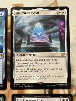 Water Wind Darkness Earth Crystal Lot of 4 (Regular) Final Fantasy English - NM - Image 3