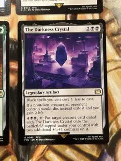 Water Wind Darkness Earth Crystal Lot of 4 (Regular) Final Fantasy English - NM - Image 5