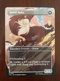 The Legend of Roku MTG Avatar: TLA Magic The Gathering Rare NM #357 - Image 2