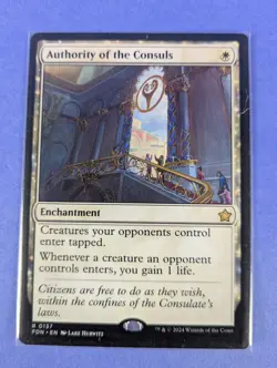 MTG Magic: Foundations: Authority of the Consuls #137 Rare - NM - Image 1