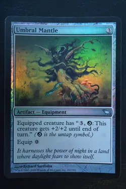 Magic The Gathering MTG UMBRAL MANTLE FOIL Shadowmoor LP Lightly Played - Image 1