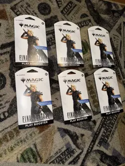 Final Fantasy Play Booster Pack Lot Of 6 Magic the Gathering New/Sealed FF MTG - Image 2