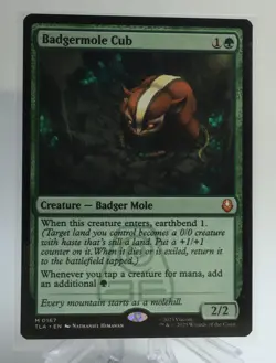 Badgermole Cub Avatar: The Last Airbender 0167 Regular Mythic MTG - Image 1