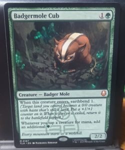 Badgermole Cub Avatar: The Last Airbender 0167 Regular Mythic MTG - Image 3