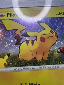 2021 Pokemon 25th Anniversary General Mills Promo Pikachu #SWSH039 PSA 10 - Image 4