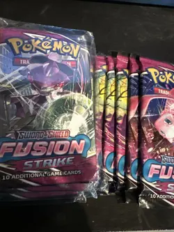 Pokemon Sword & Shield Fusion Strike Booster Pack Random Art - Image 4