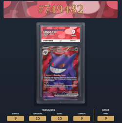 Pokemon TCG Gengar EX 193/162 Temporal Forces Ace Mint 9 - Image 3