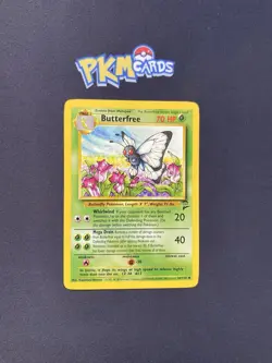 Pokemon TCG Butterfree Base Set 2 34/130 Regular LP. - Image 1