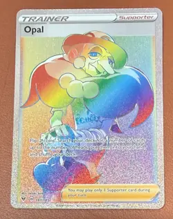 POKEMON TCG OPAL 197/185 VIVID VOLTAGE SECRET RAINBOW RARE NM/M PACK FRESH - Image 1