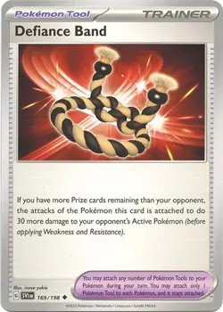 Defiance Band (Reverse Holofoil) 169/198 Pokemon NM - Scarlet Violet - Image 1