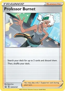 Professor Burnet - SWSH167 Pokemon NM - SWSH Black Star Promos - Image 1