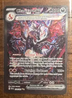 Pokemon TCG Scarlet & Violet Paldean Fates Charizard EX 234/091 NM No Whitening - Image 1