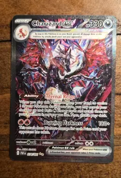 Pokemon TCG Scarlet & Violet Paldean Fates Charizard EX 234/091 NM No Whitening - Image 3