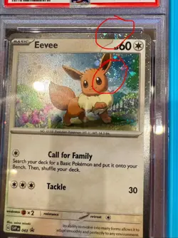 2023 Pokemon Eevee #043 Promo OBF 3-Pack Blister PSA 10 Cosmo Holo ✨Double Swirl - Image 3