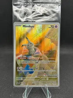 SEALED Mimikyu SVP EN 075 CRIMP ERROR Pokemon Center Exclusive Black Star Promo - Image 1