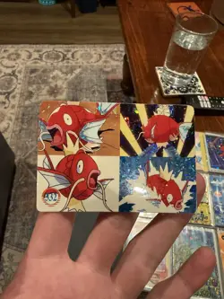 Pokemon Pocket Monsters Vending Prism Holo Vintage Sticker #332 *MAGIKARP* rare - Image 1