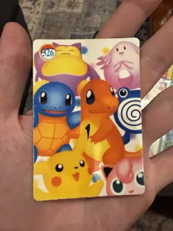 Pokemon Pocket Monsters Vending Prism Holo Vintage Sticker #332 *MAGIKARP* rare - Image 2
