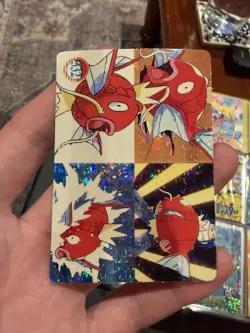 Pokemon Pocket Monsters Vending Prism Holo Vintage Sticker #332 *MAGIKARP* rare - Image 3