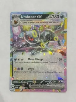 Pokemon TCG Umbreon Ex 060/131 Double Rare SV: Prismatic Evolutions NM Holo - Image 1
