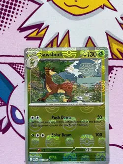 Pokemon TCG - Sawsbuck 007/086 - White Flare - Master Ball Reverse Holo - NM/M - Image 2