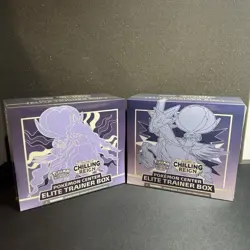 Pokemon Center Exclusive Chilling Reign : Elite Trainer Box ETB Set of 2 SEALED - Image 1