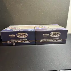 Pokemon Center Exclusive Chilling Reign : Elite Trainer Box ETB Set of 2 SEALED - Image 5
