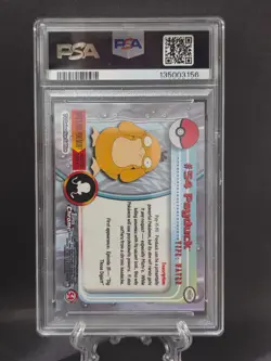 2000 TOPPS CHROME POKEMON T.V. #54 PSYDUCK PSA 10 - Image 2