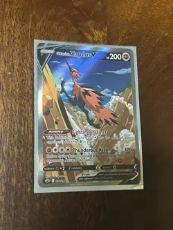 Galarian Zapdos V (Alternate Art) 174/198 SWSH06: Sword & Shield Chilling Reign - Image 1
