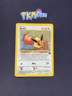 Pokemon TCG Eevee 11 Black Star Promo Holo LP. - Image 1